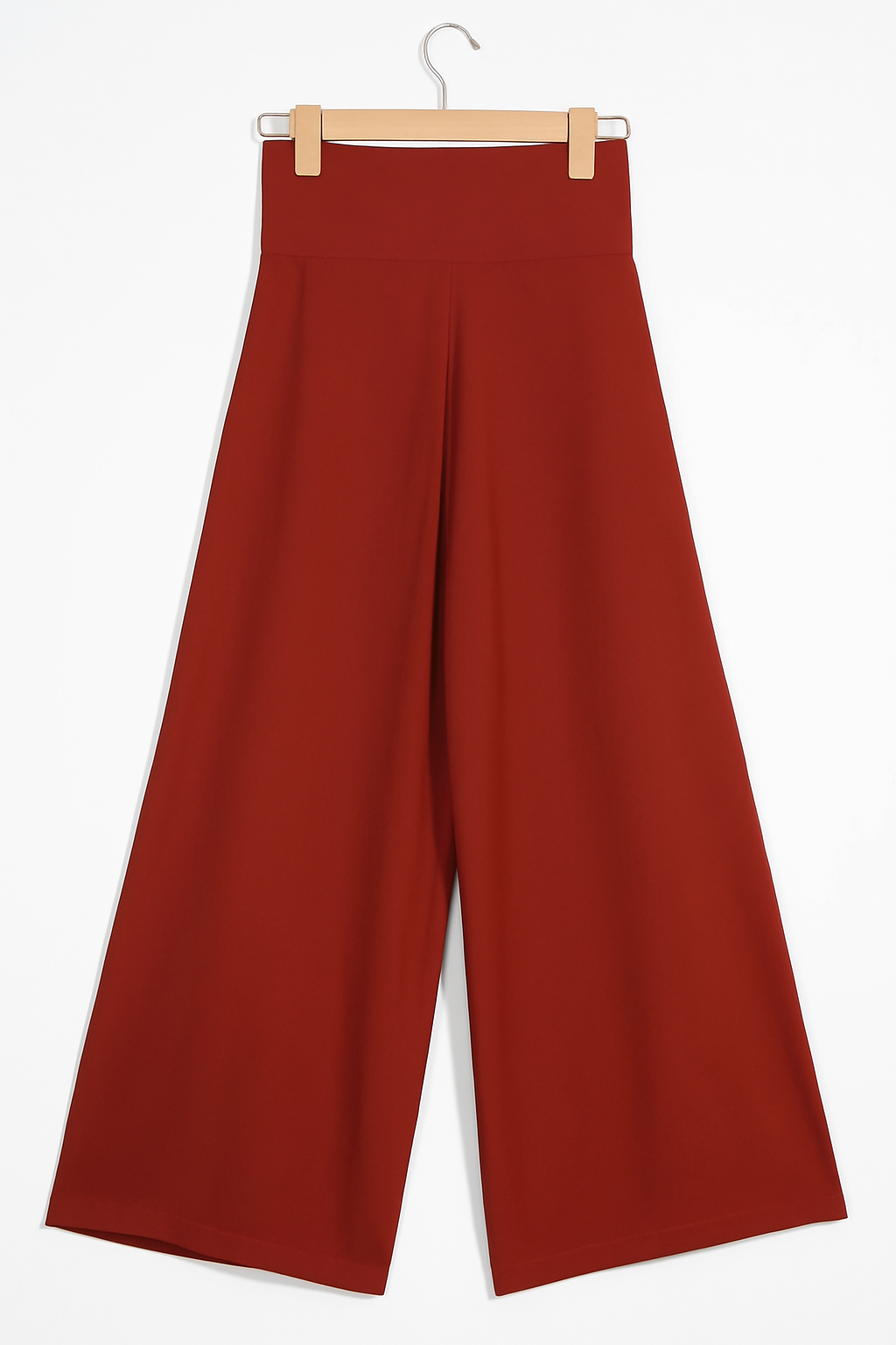 1 Pc Women’s Grip Palazzo Stitched Wide Leg Pants with Side Buttons