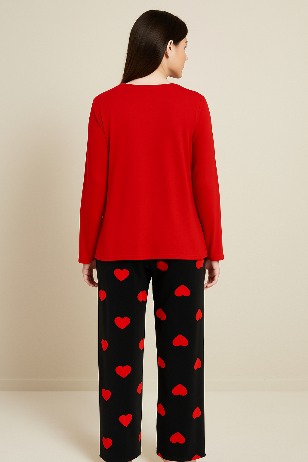 2 Pc Women’s Stitched Printed Night Suit Soft Cotton Sleepwear Set
